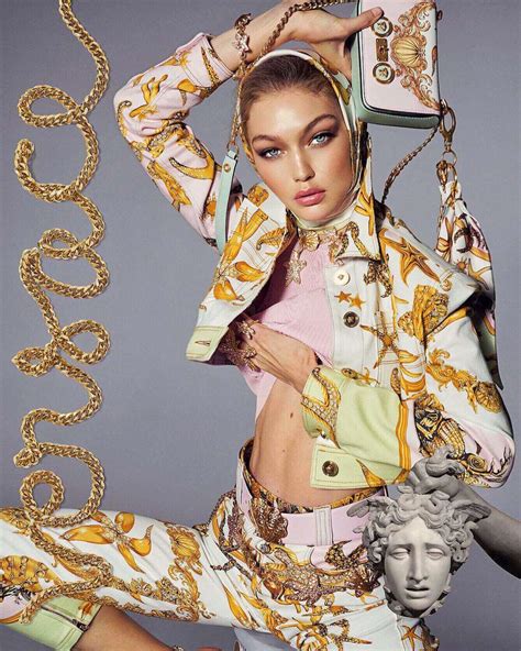 gigi hadid versace ad|Gigi Hadid Versace dress price.